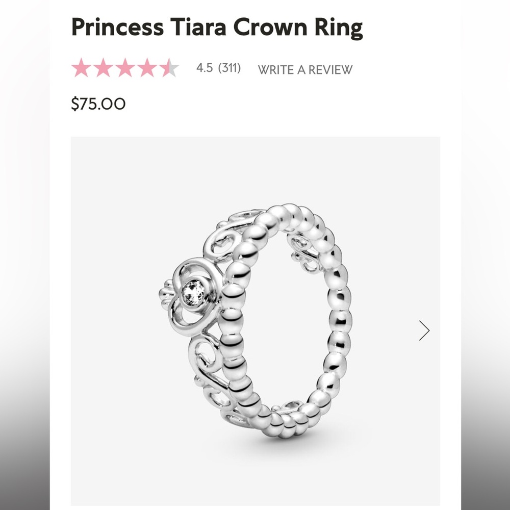 Princess Pandora Ring